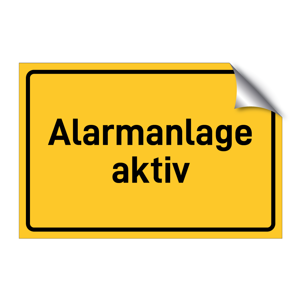 Alarmanlage aktiv