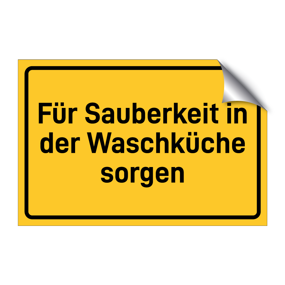 Für Sauberkeit in der Waschküche sorgen