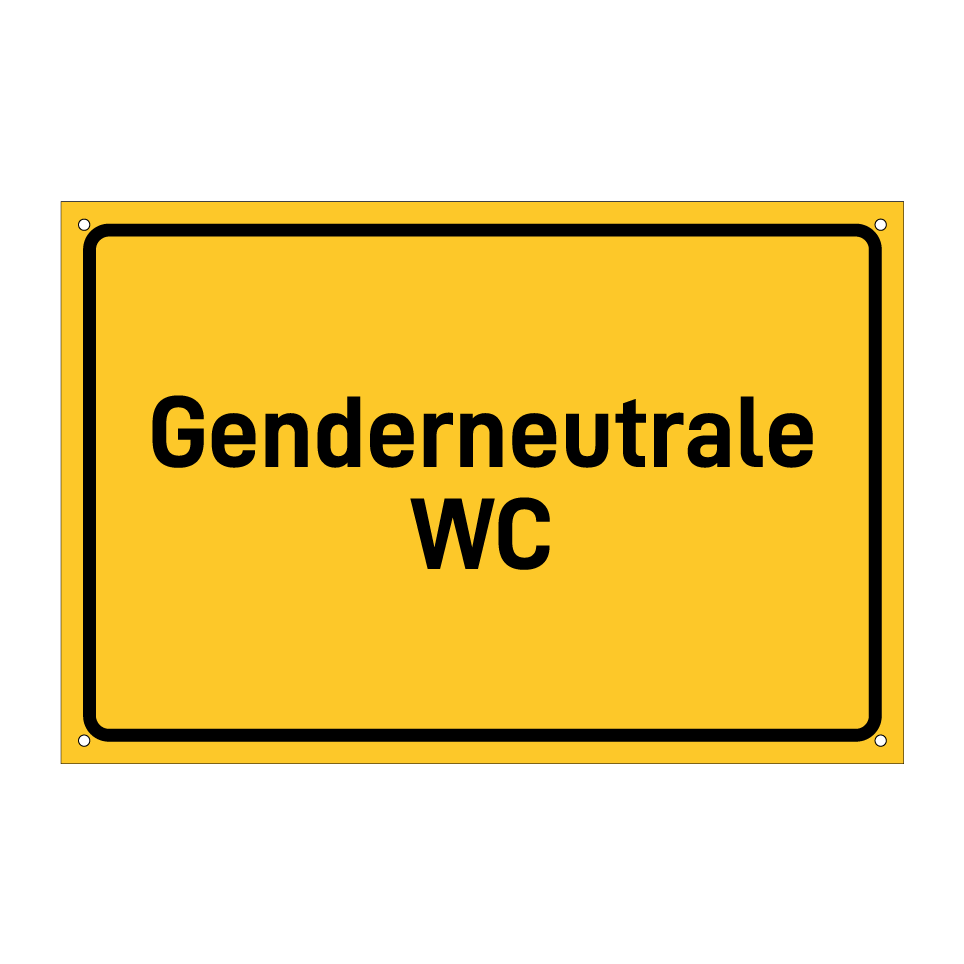 Genderneutrale WC