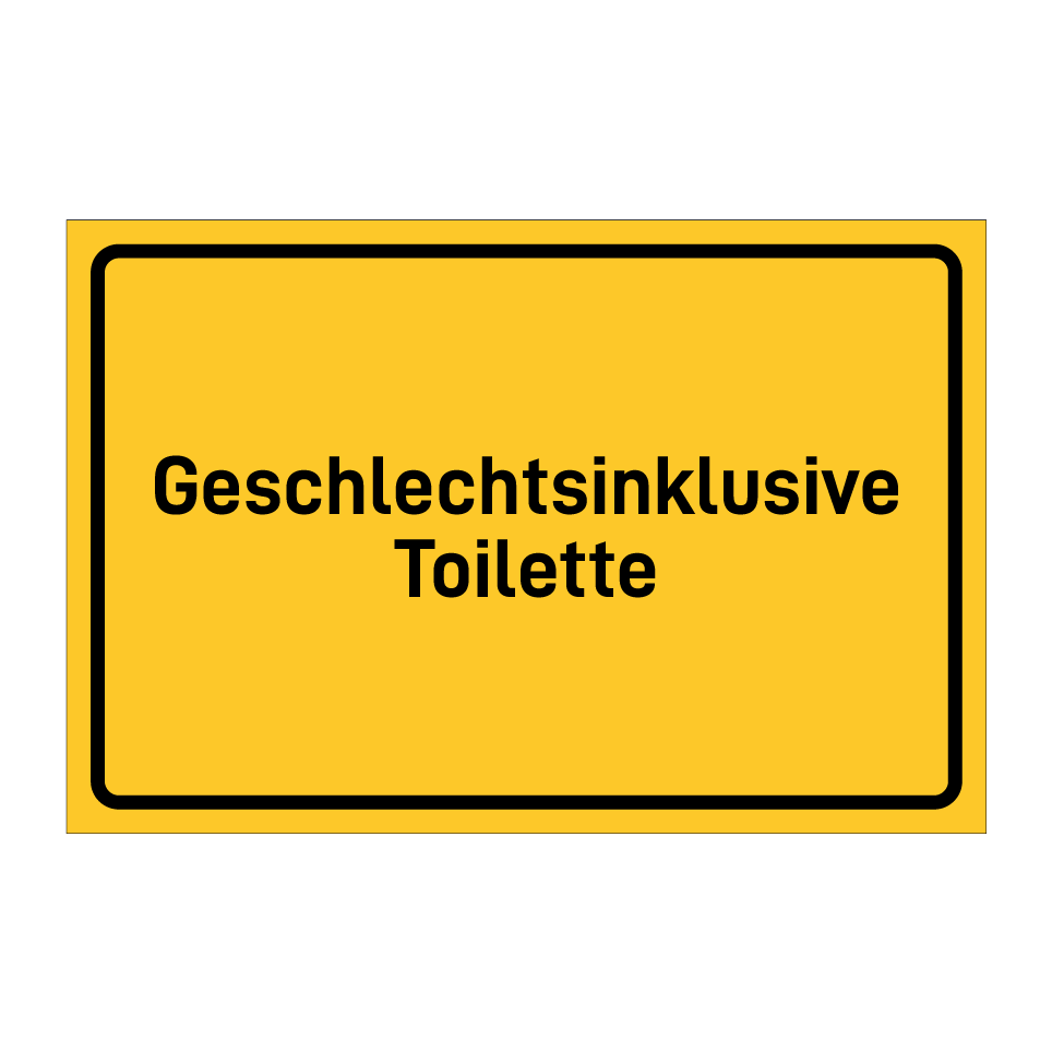 Geschlechtsinklusive Toilette
