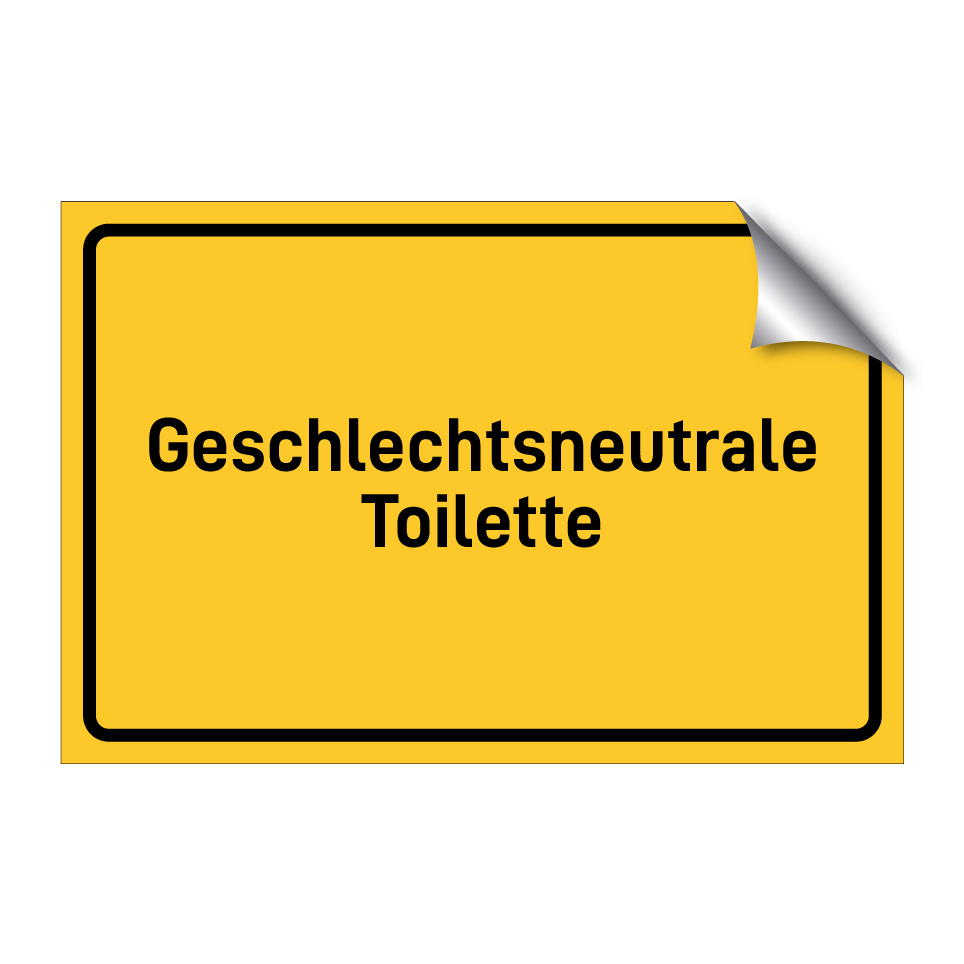 Geschlechtsneutrale Toilette