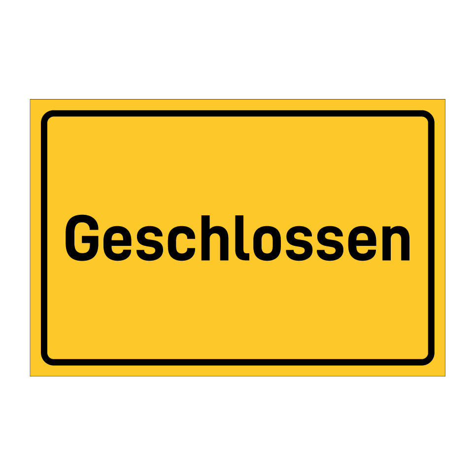 Geschlossen