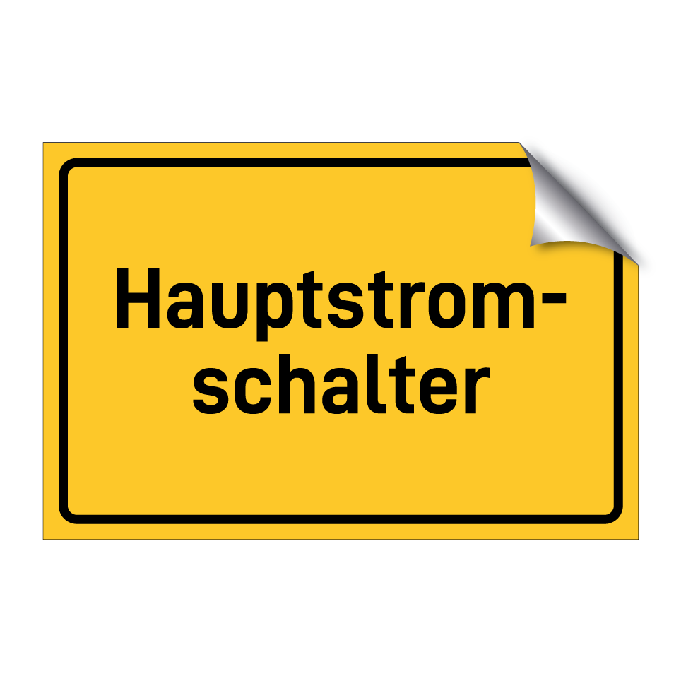 Hauptstrom- schalter