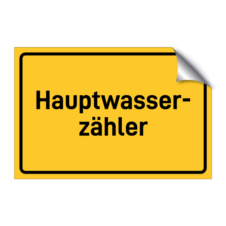 Hauptwasser- zähler