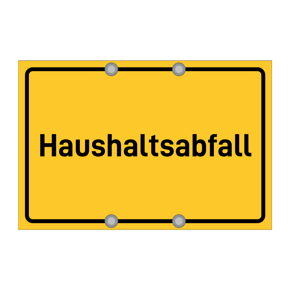 Haushaltsabfall