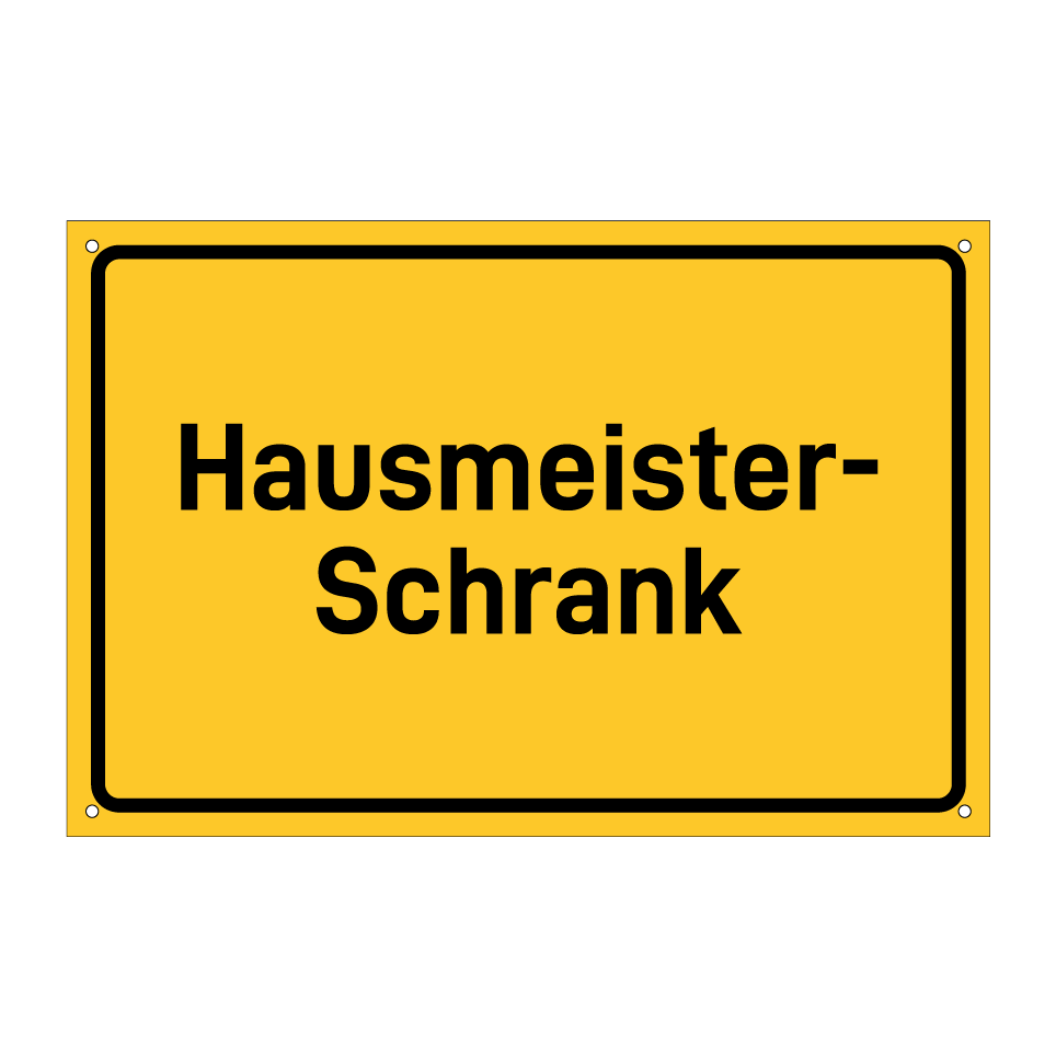 Hausmeister- Schrank