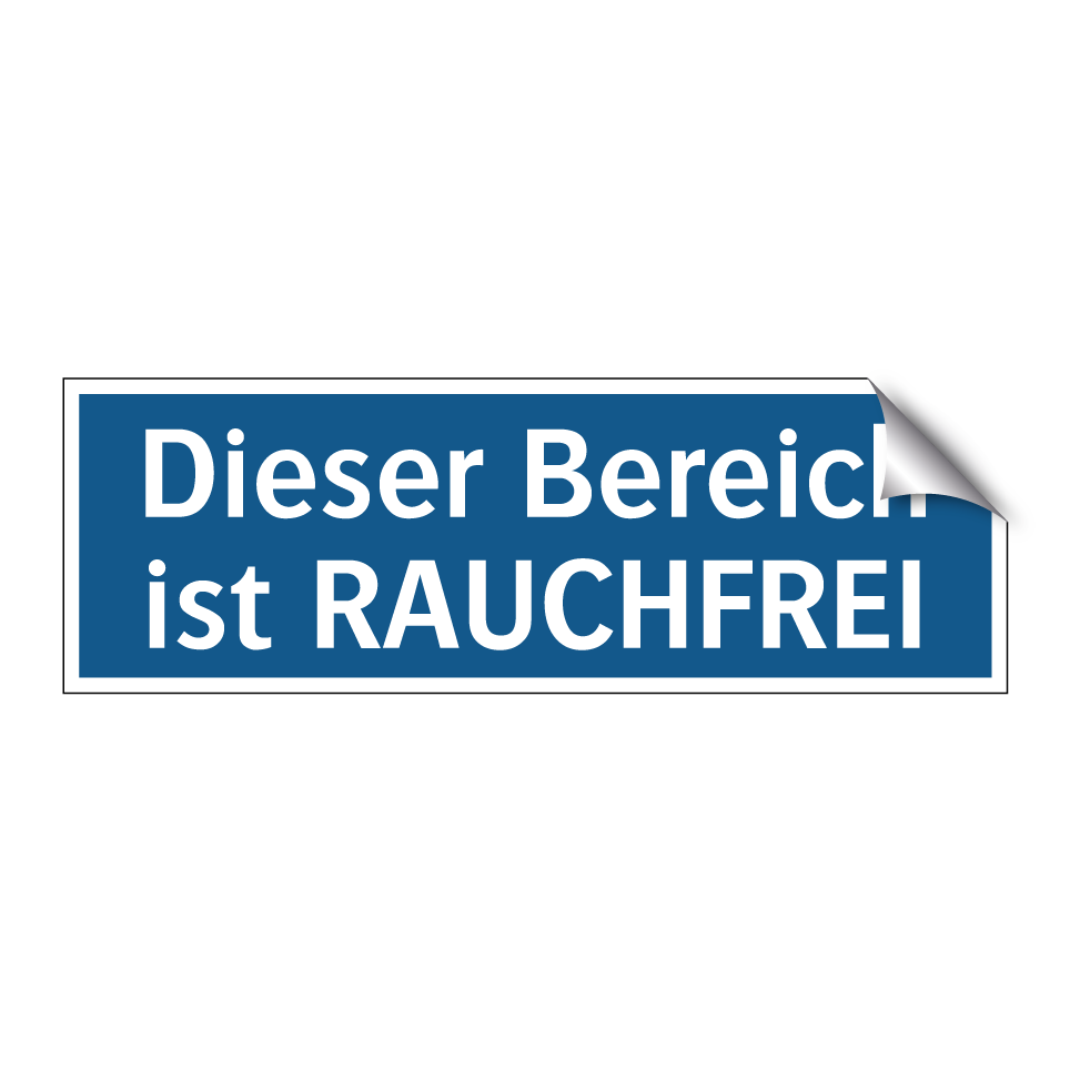 Dieser Bereich ist RAUCHFREI