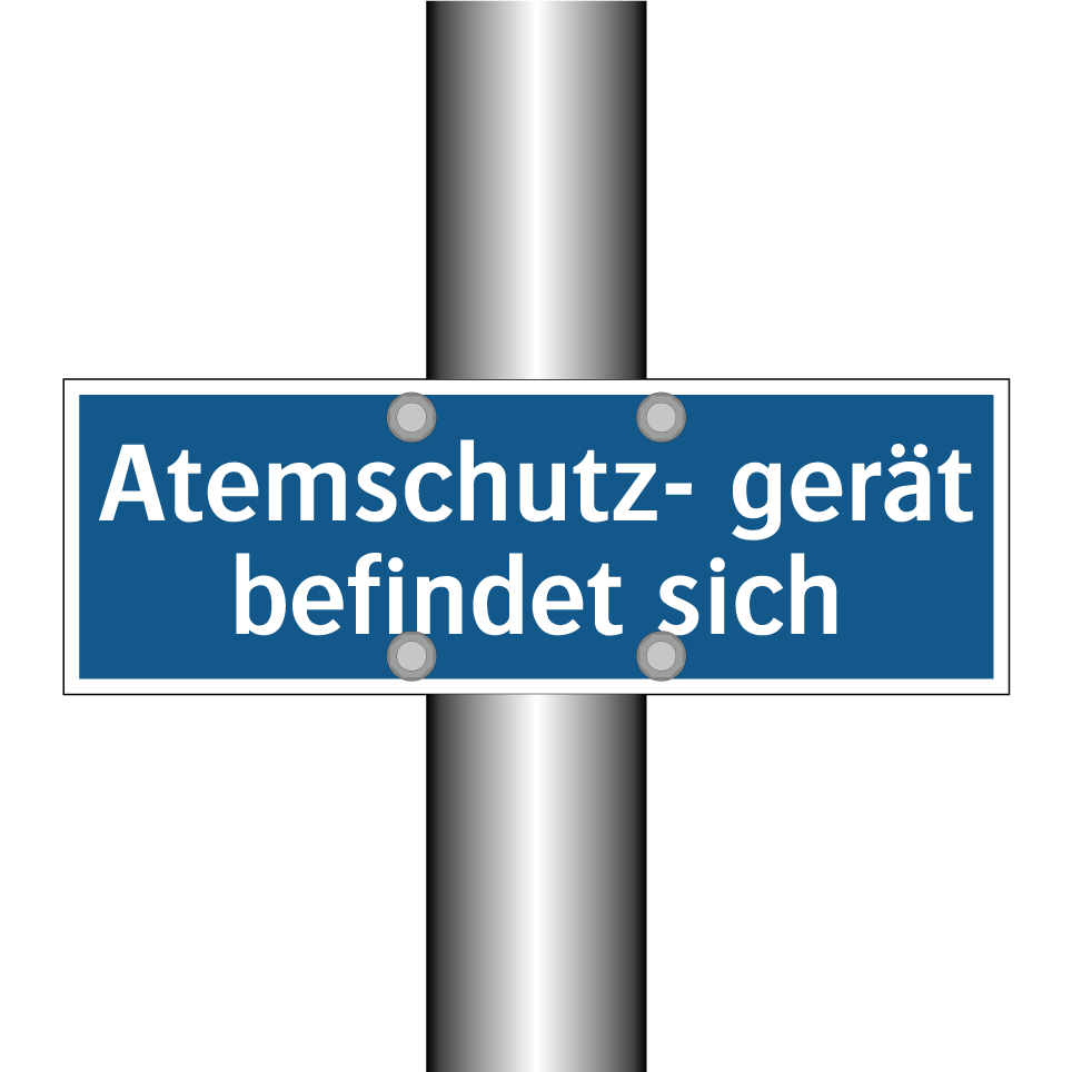 Atemschutz- gerät befindet sich