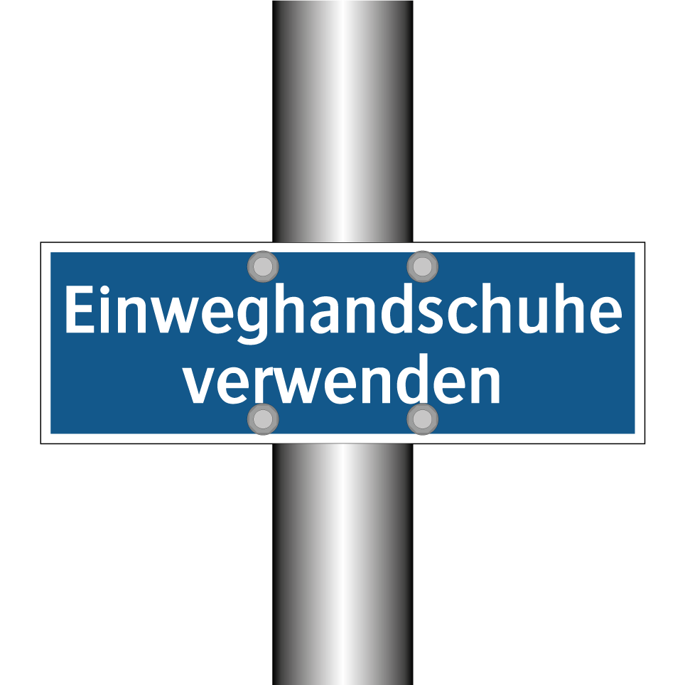 Einweghandschuhe verwenden