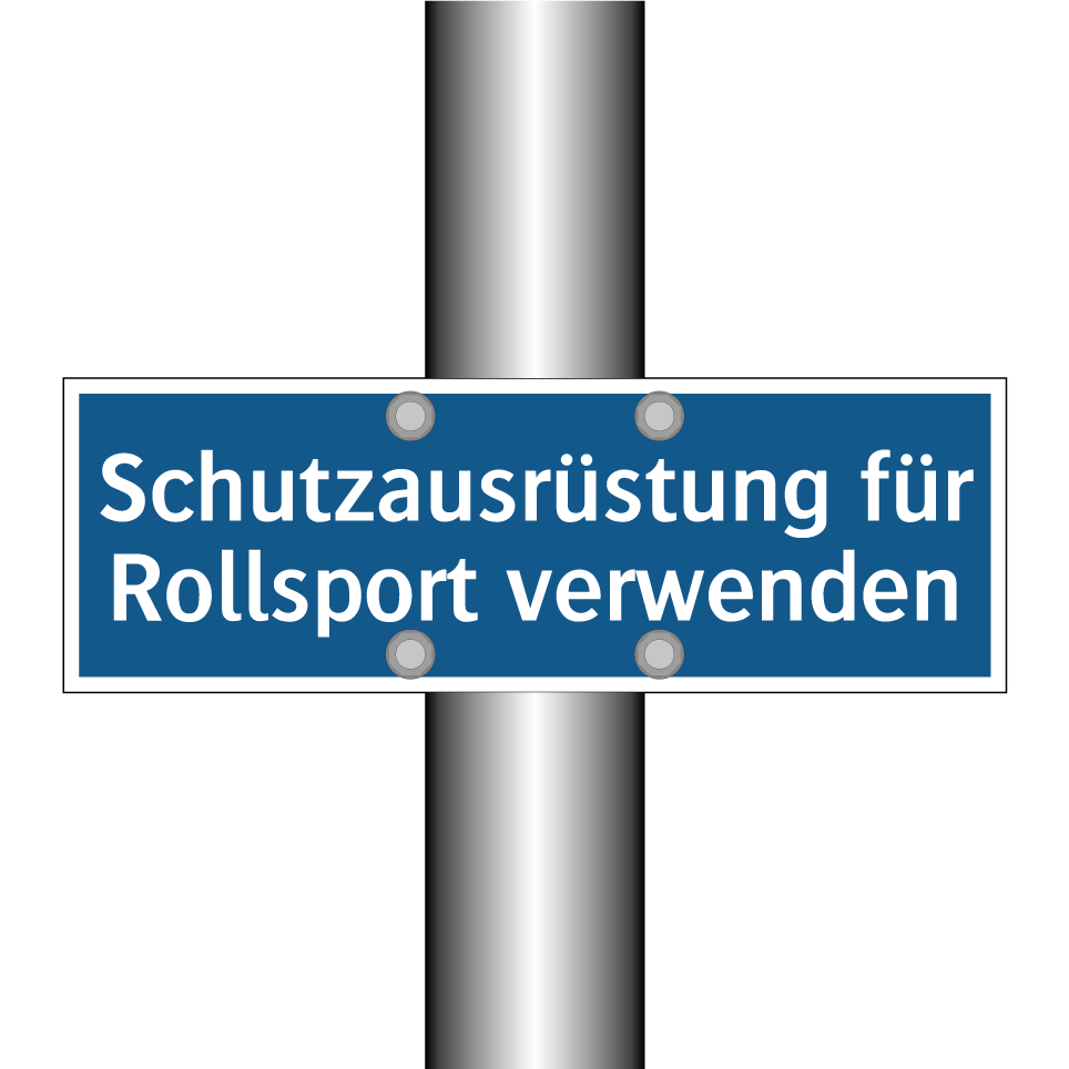 Schutzausrüstung für Rollsport verwenden
