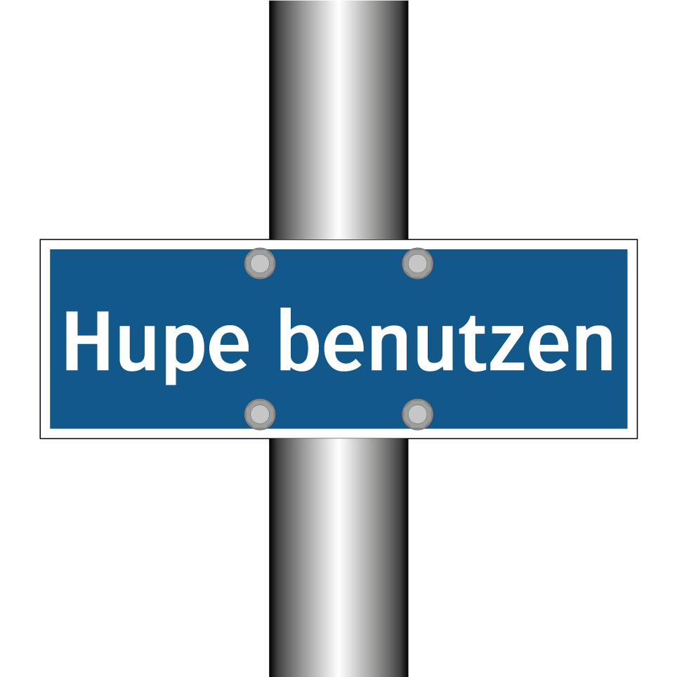 Hupe benutzen