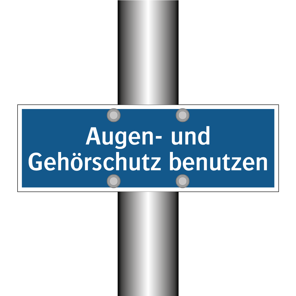 Augen- und Gehörschutz benutzen