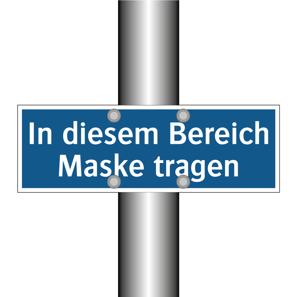 In diesem Bereich Maske tragen