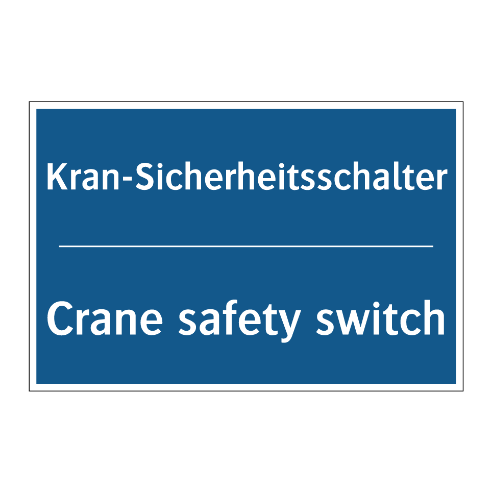 Kran-Sicherheitsschalter - Crane safety switch