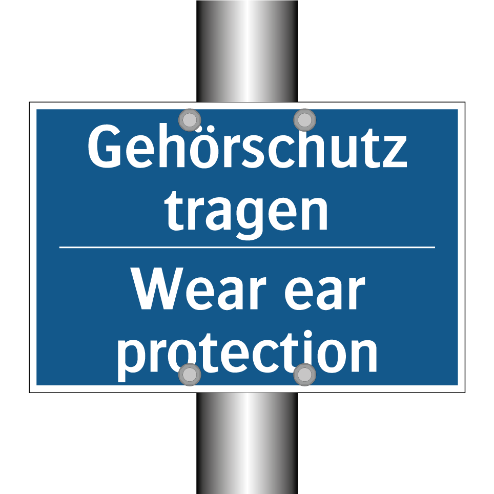 Gehörschutz tragen - Wear ear protection