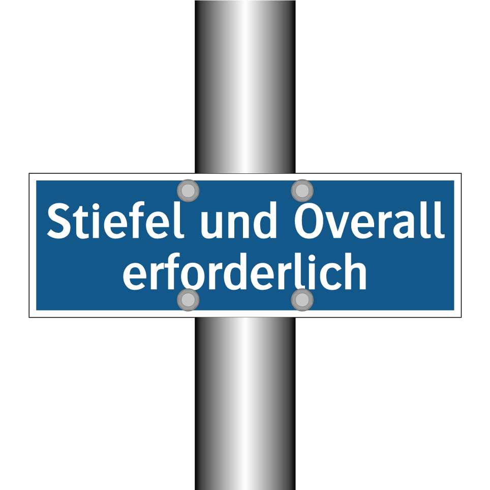 Stiefel und Overall erforderlich