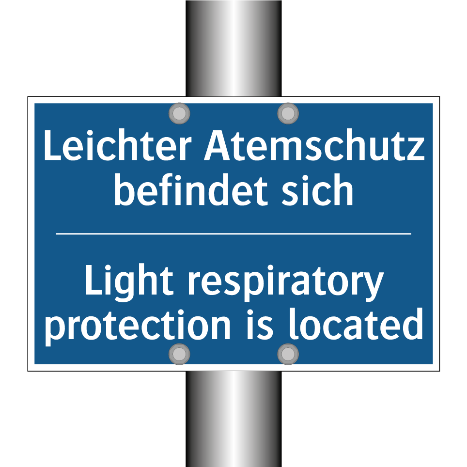 Leichter Atemschutz befindet sich/.../ - Light respiratory protection is /.../