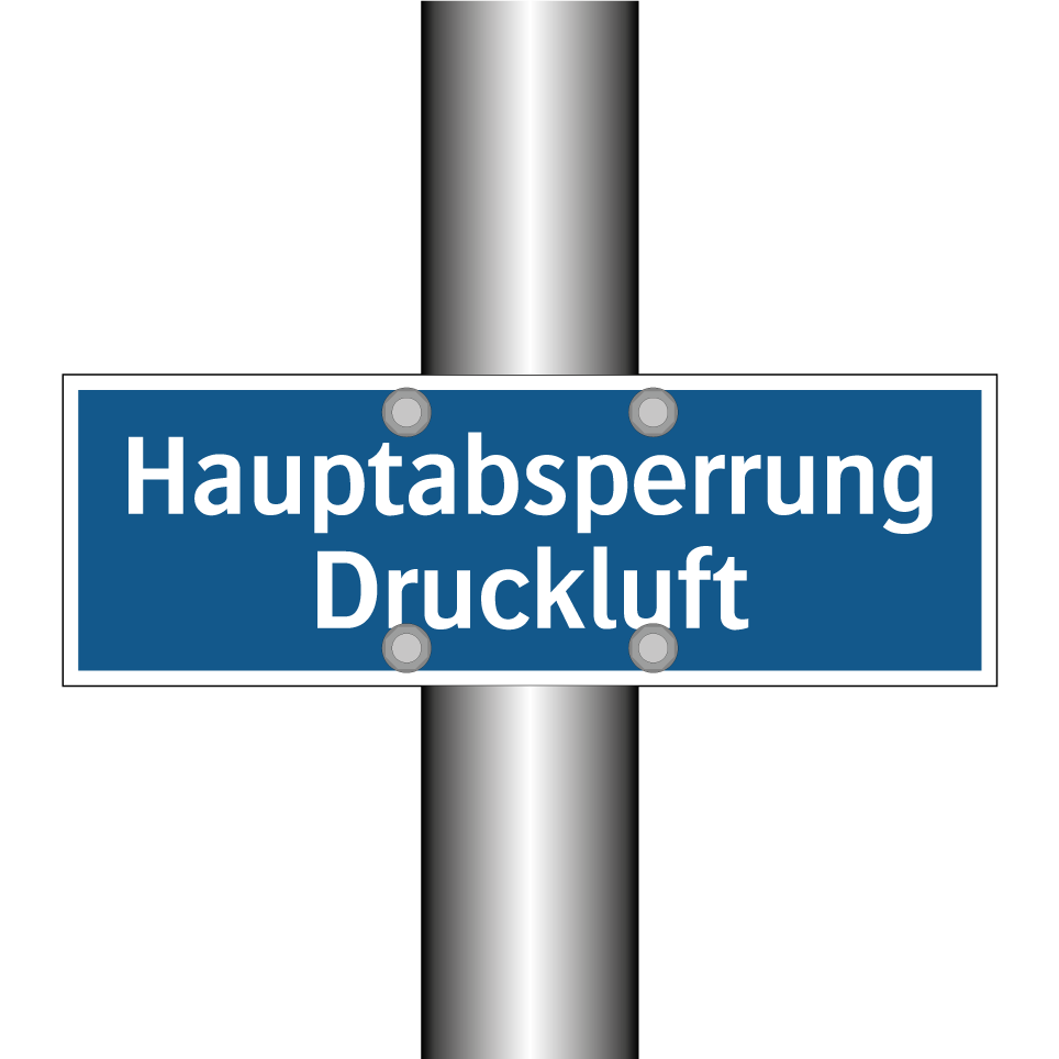 Hauptabsperrung Druckluft