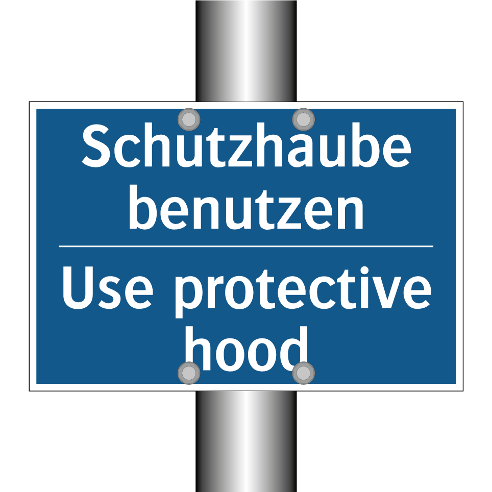 Schutzhaube benutzen - Use protective hood