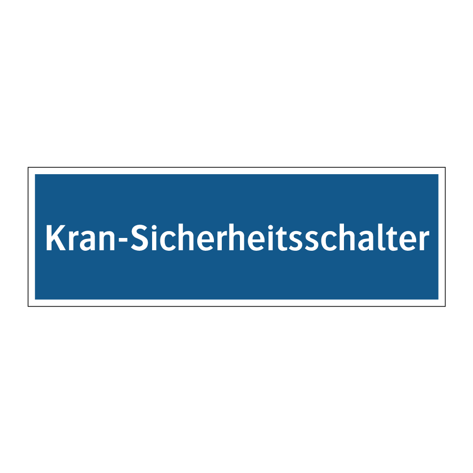 Kran-Sicherheitsschalter