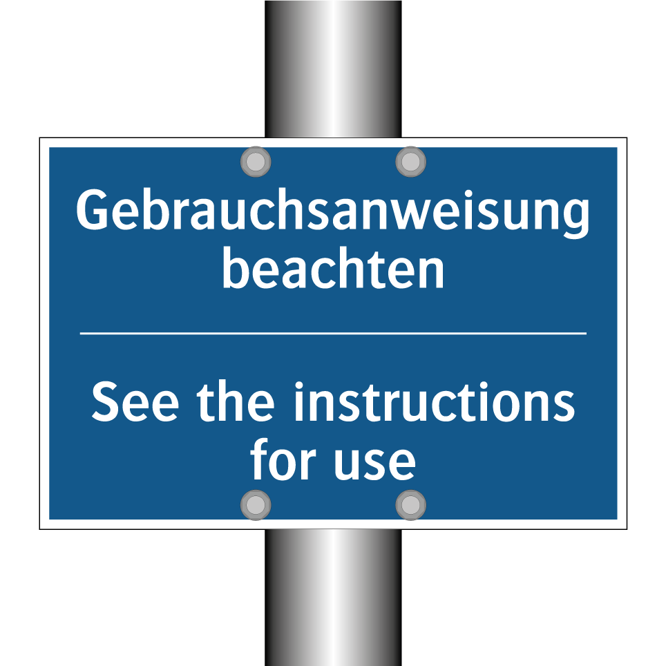 Gebrauchsanweisung beachten - See the instructions for use