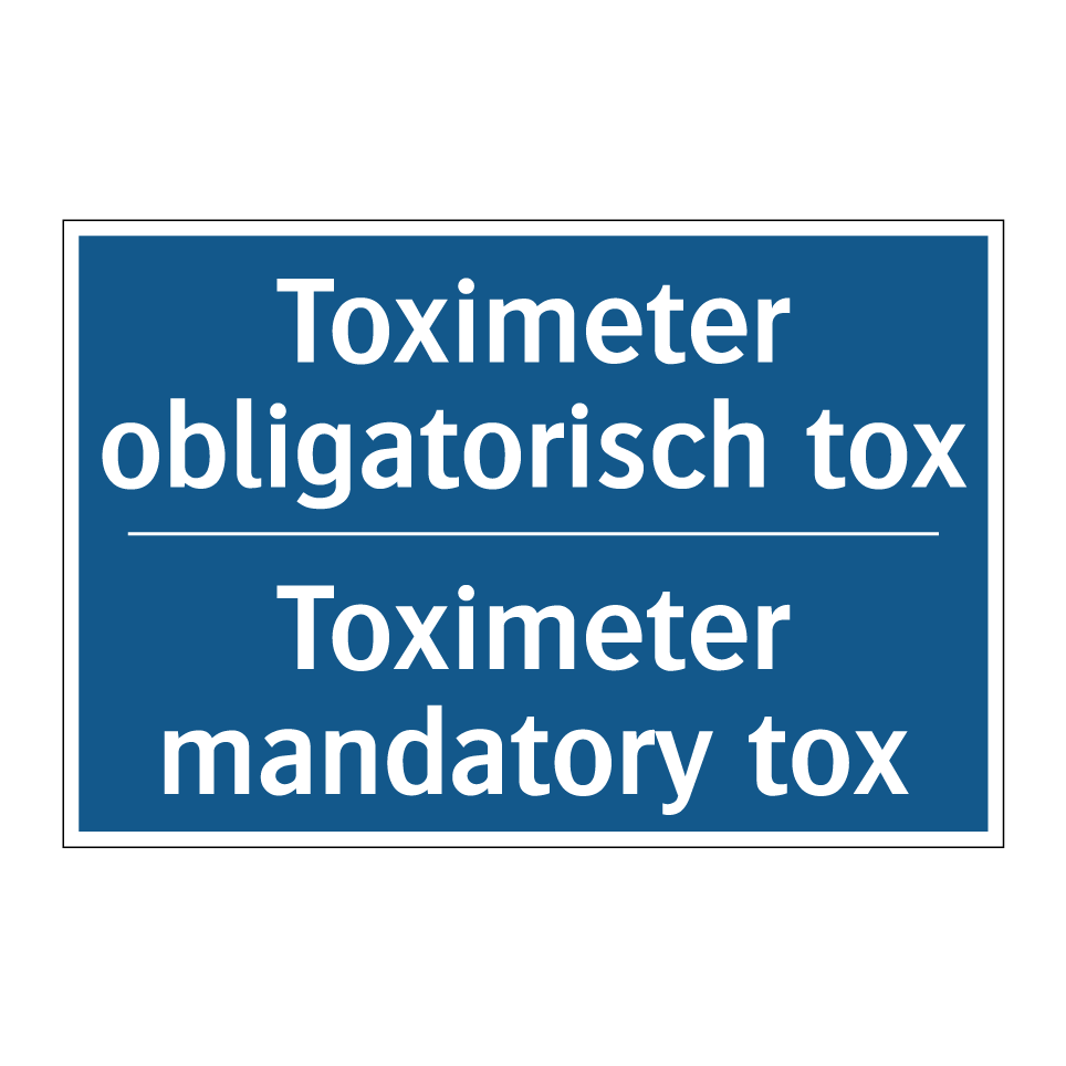 Toximeter obligatorisch tox - Toximeter mandatory tox