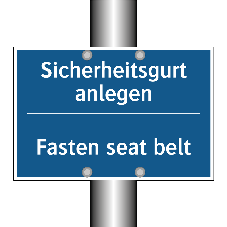 Sicherheitsgurt anlegen - Fasten seat belt