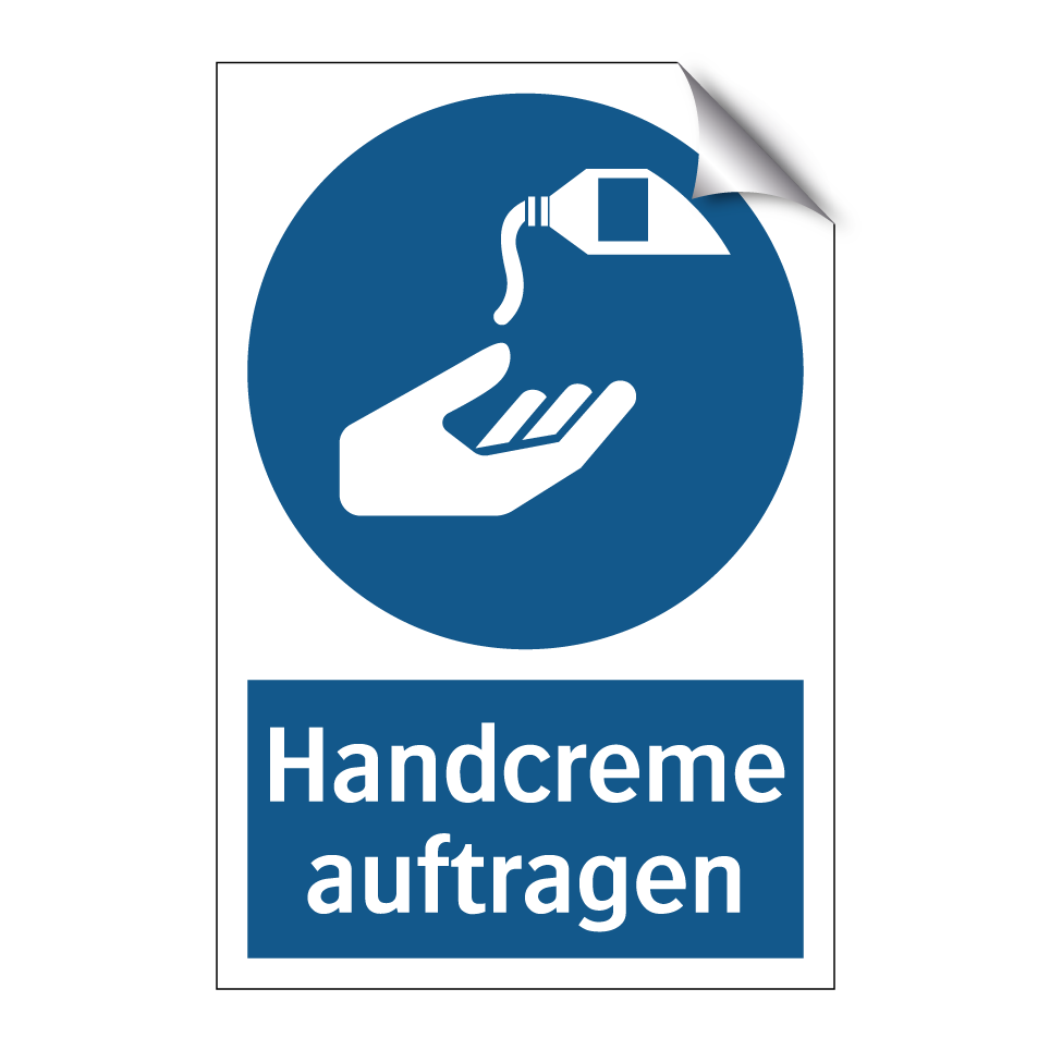 Handcreme auftragen