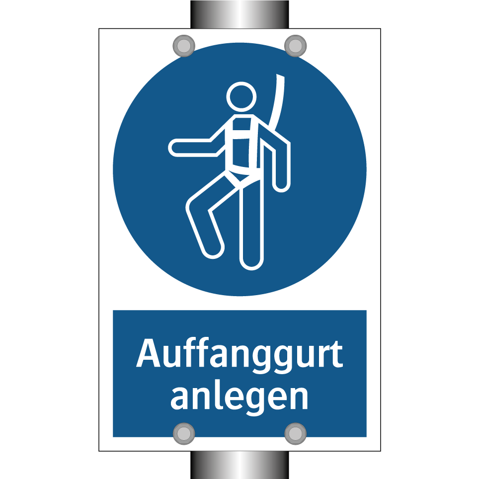 Auffanggurt anlegen