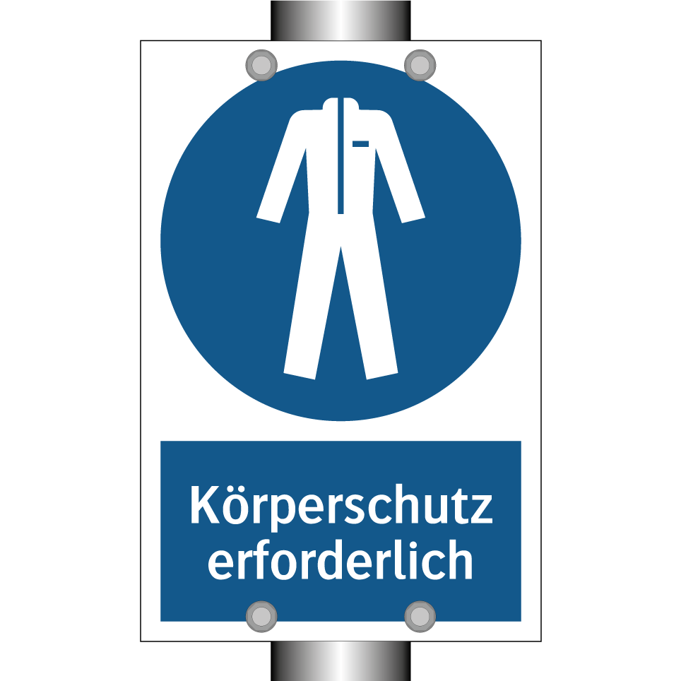 Körperschutz erforderlich
