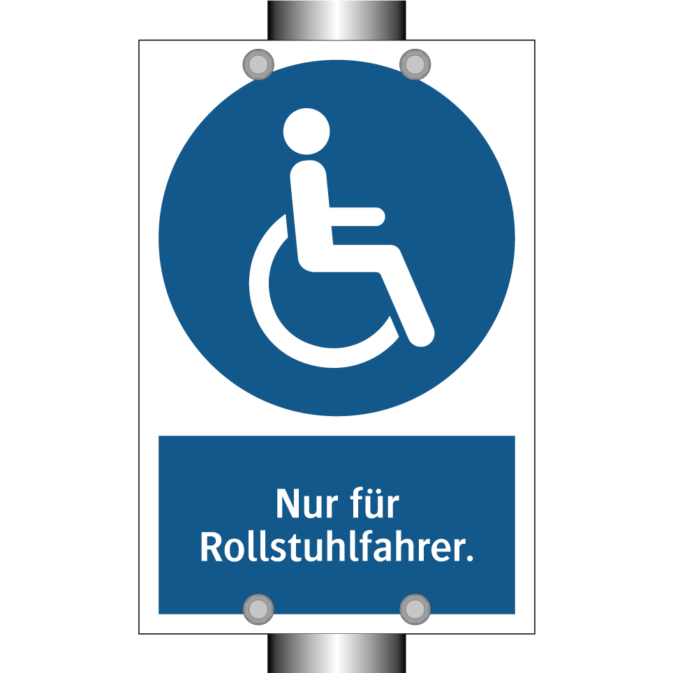 Nur für Rollstuhlfahrer.
