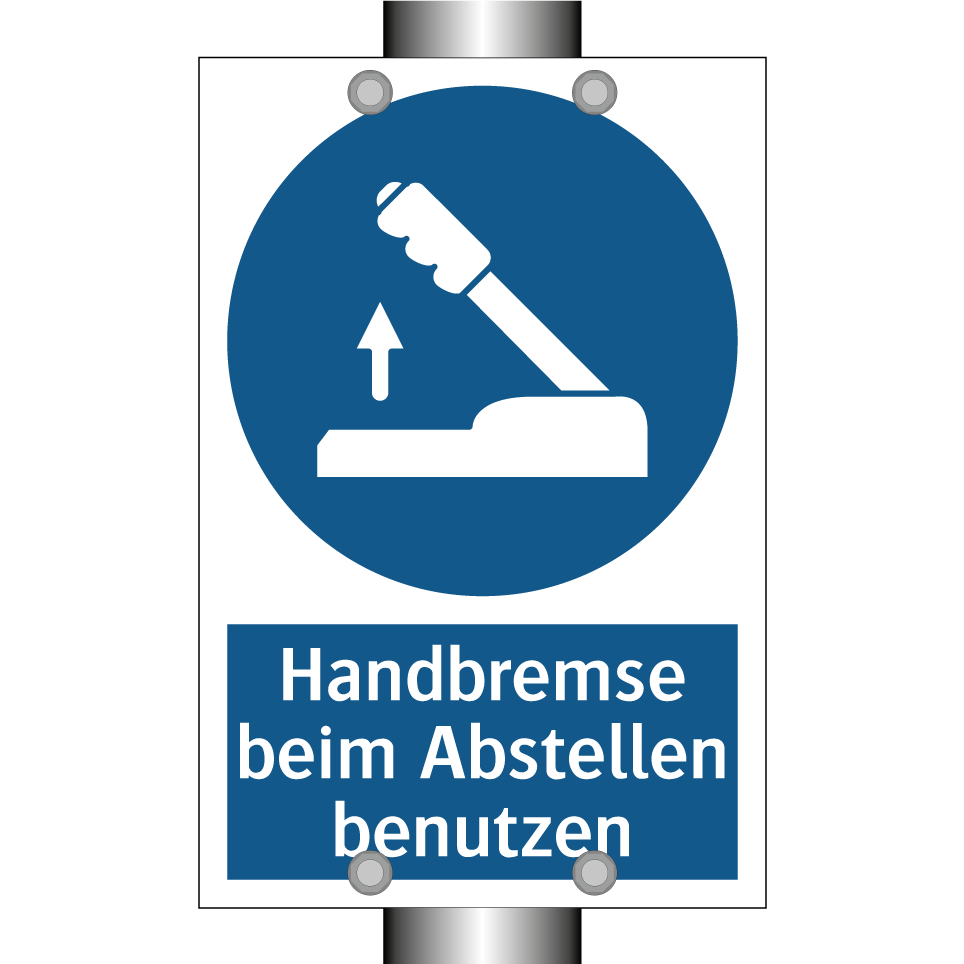Handbremse beim Abstellen benutzen