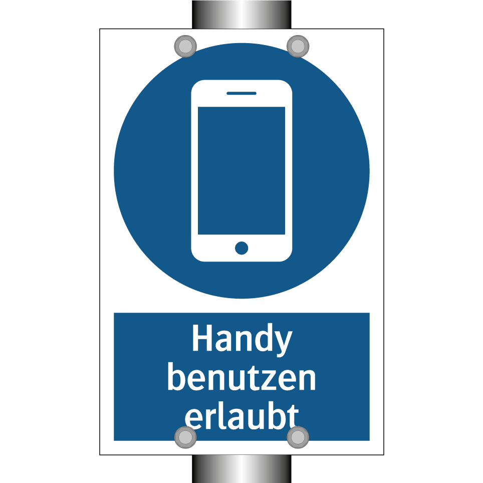 Handy benutzen erlaubt