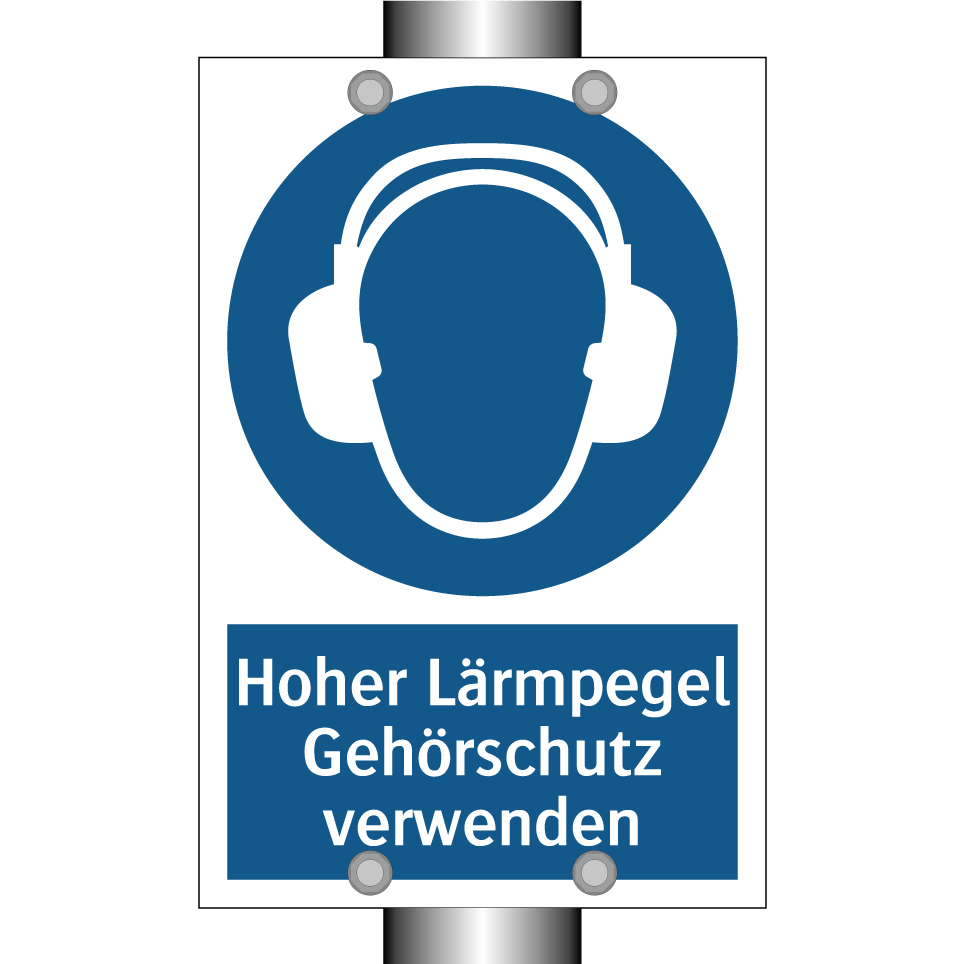 Hoher Lärmpegel Gehörschutz verwenden