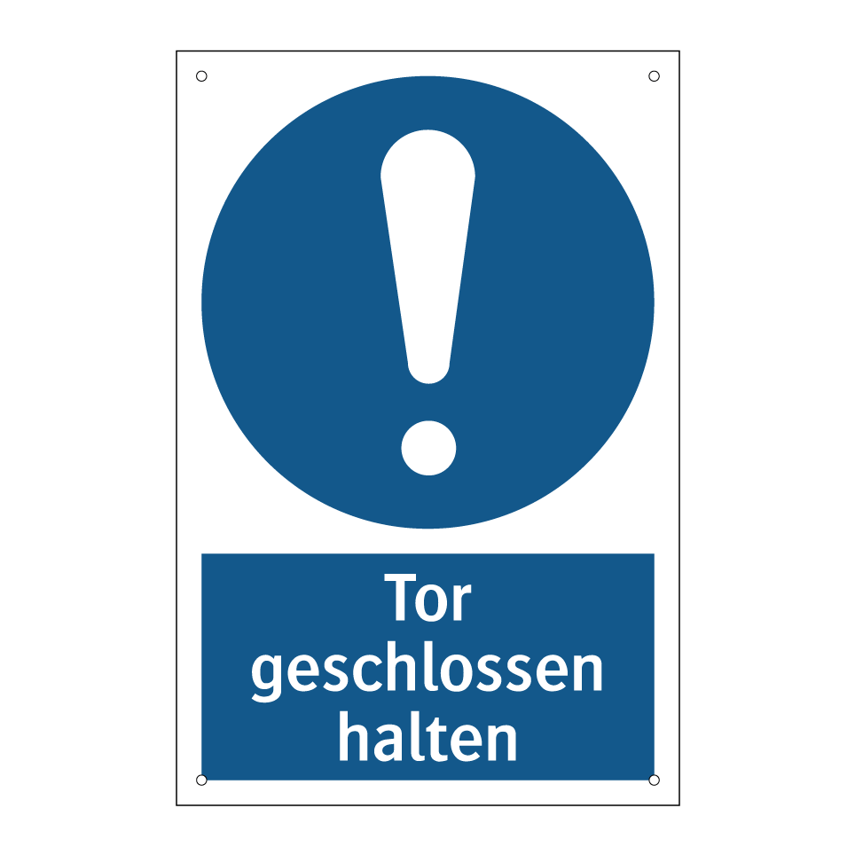 Tor geschlossen halten