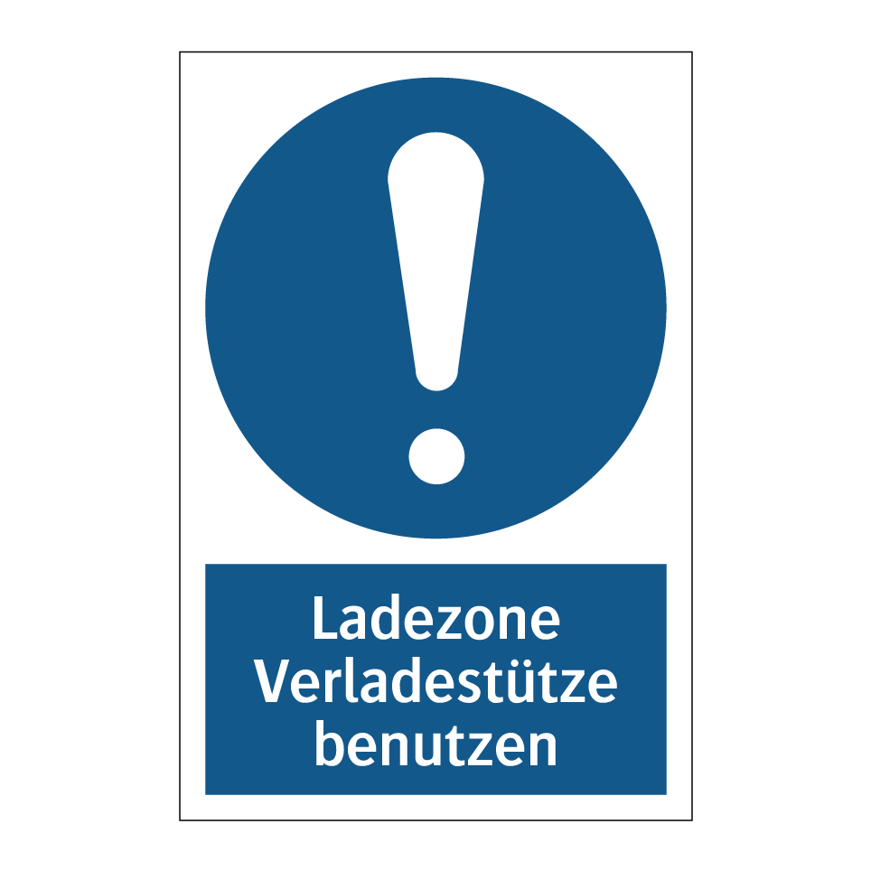 Ladezone Verladestütze benutzen