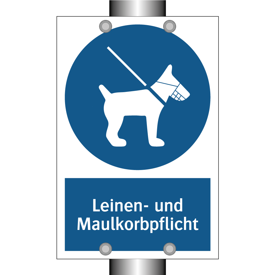 Leinen- und Maulkorbpflicht