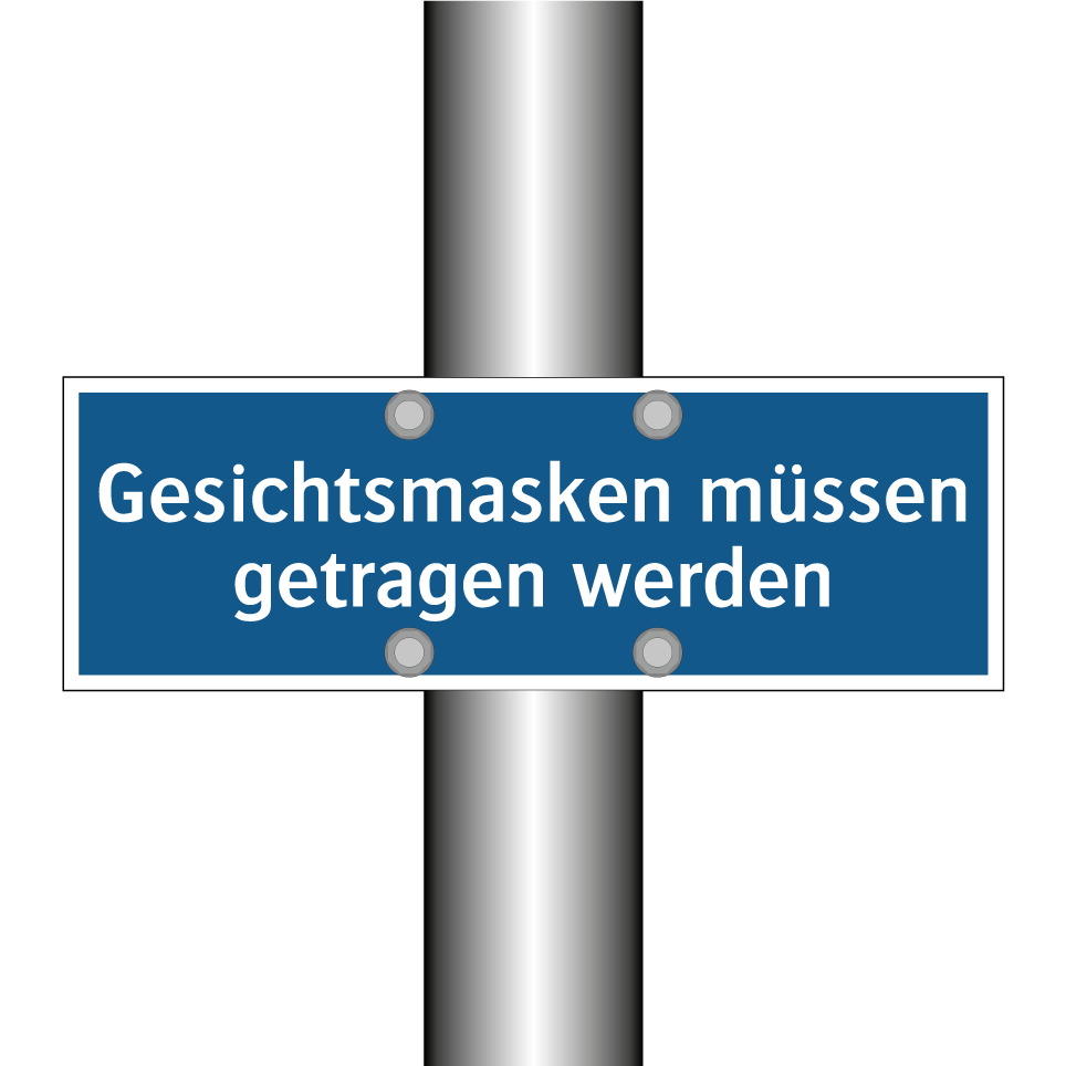 Gesichtsmasken müssen getragen werden