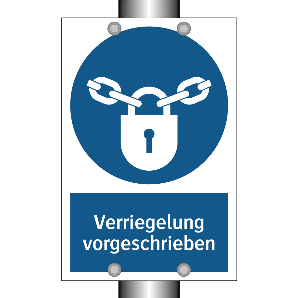Verriegelung vorgeschrieben