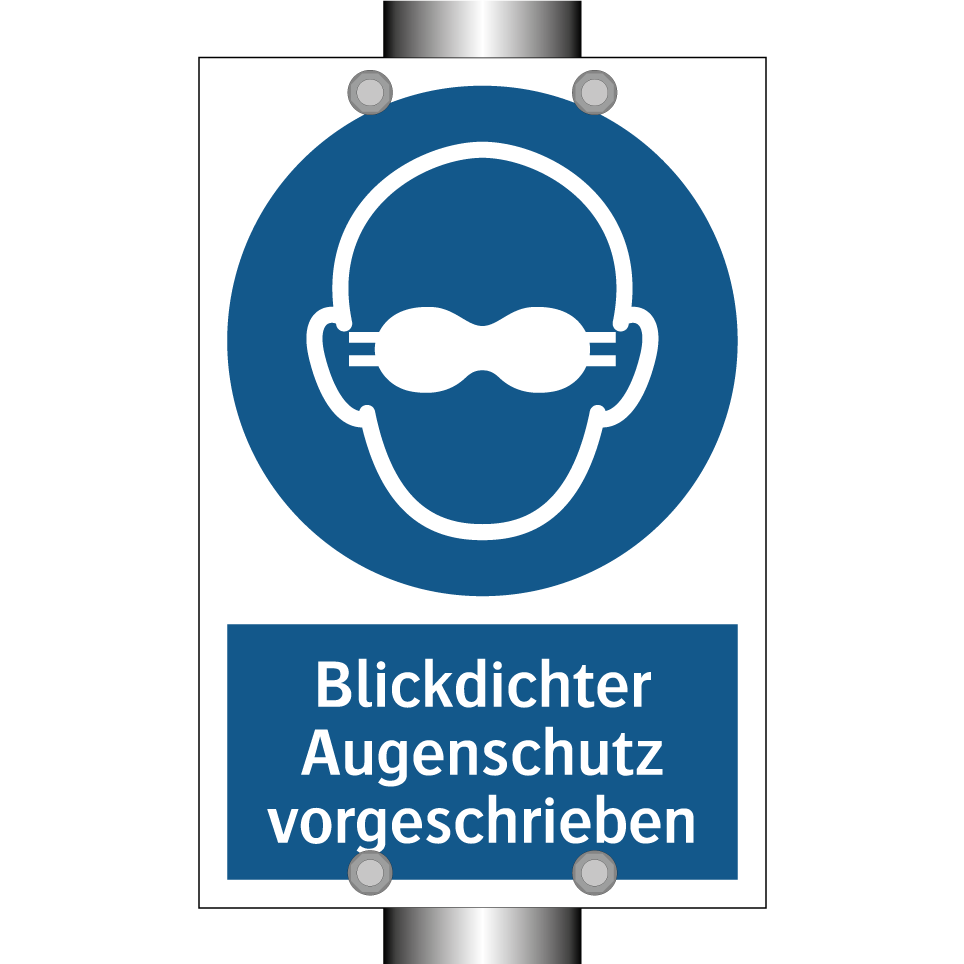 Blickdichter Augenschutz vorgeschrieben