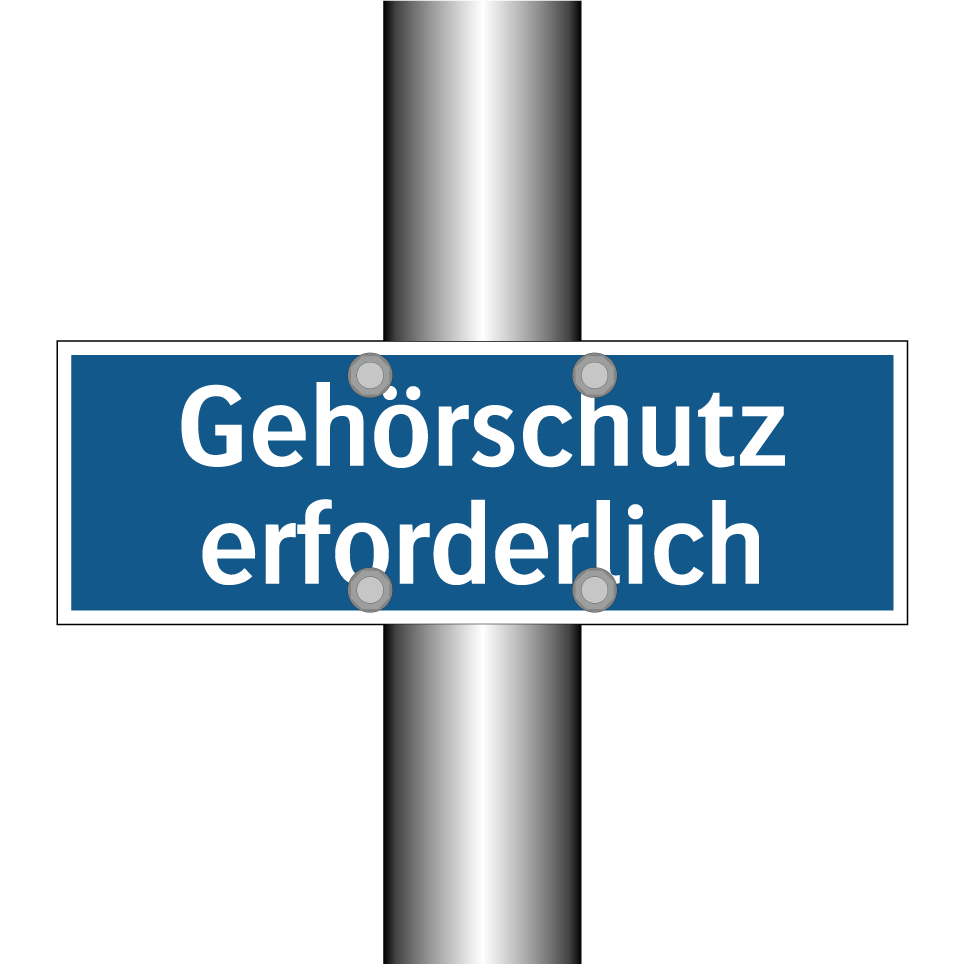 Gehörschutz erforderlich