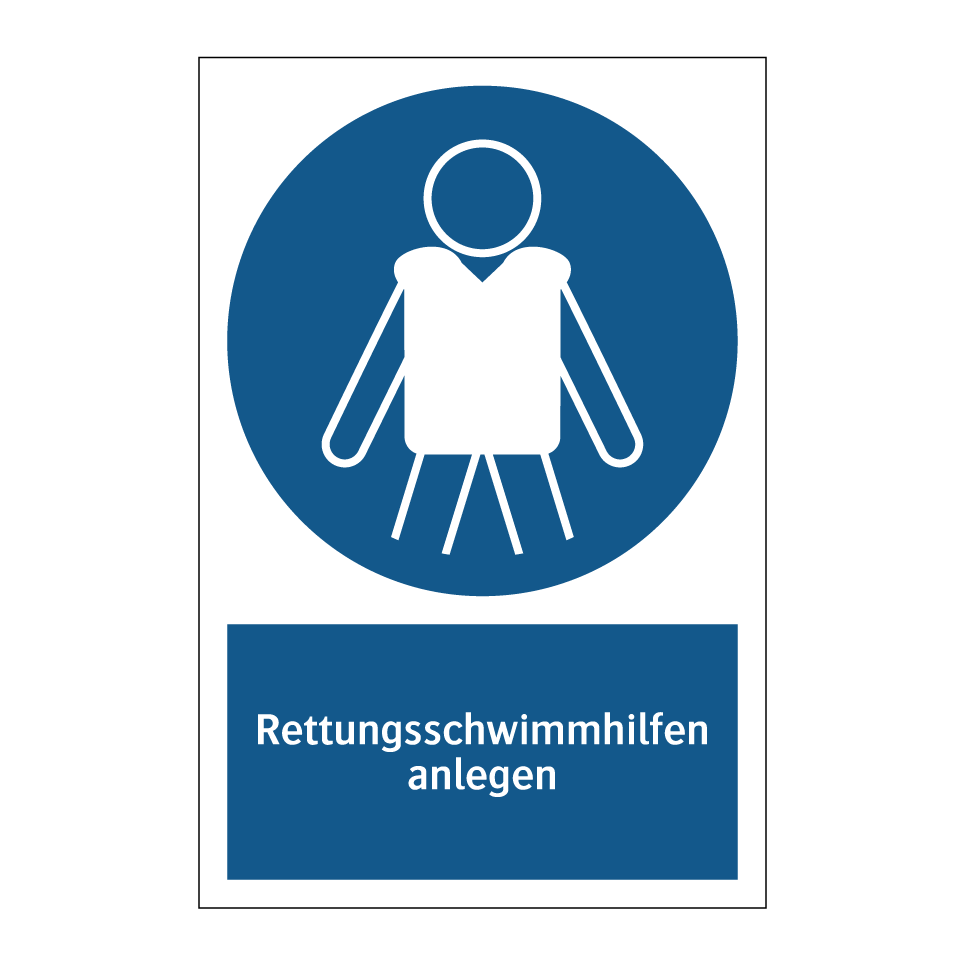 Rettungsschwimmhilfen anlegen