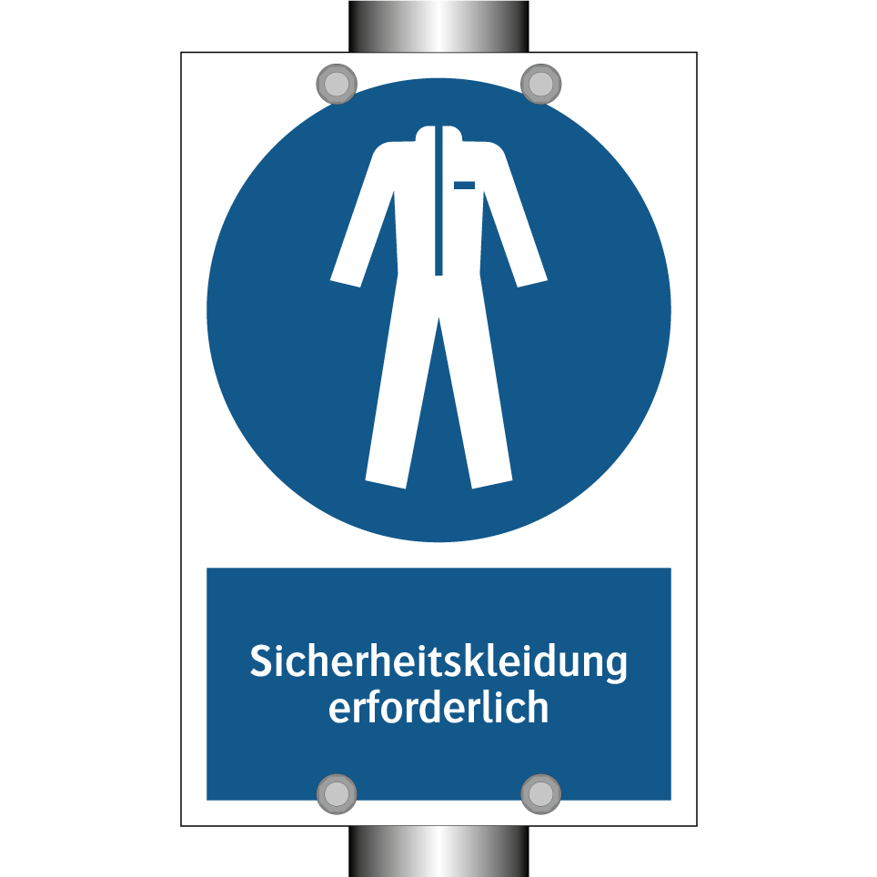 Sicherheitskleidung erforderlich