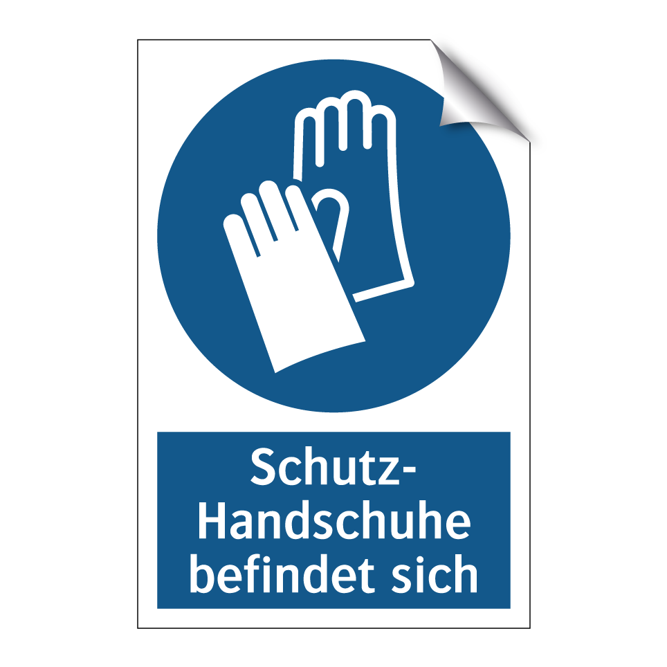Schutz- Handschuhe befindet sich