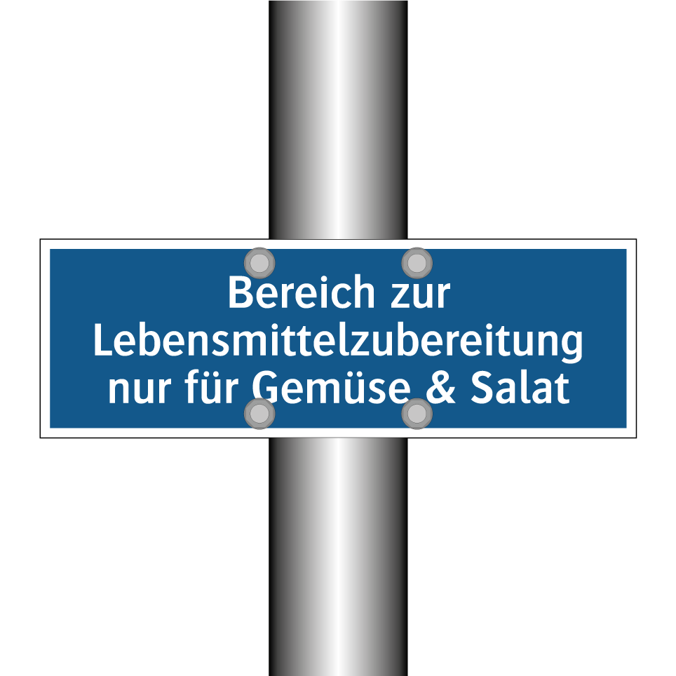 Bereich zur Lebensmittelzubereitung nur für Gemüse & Salat