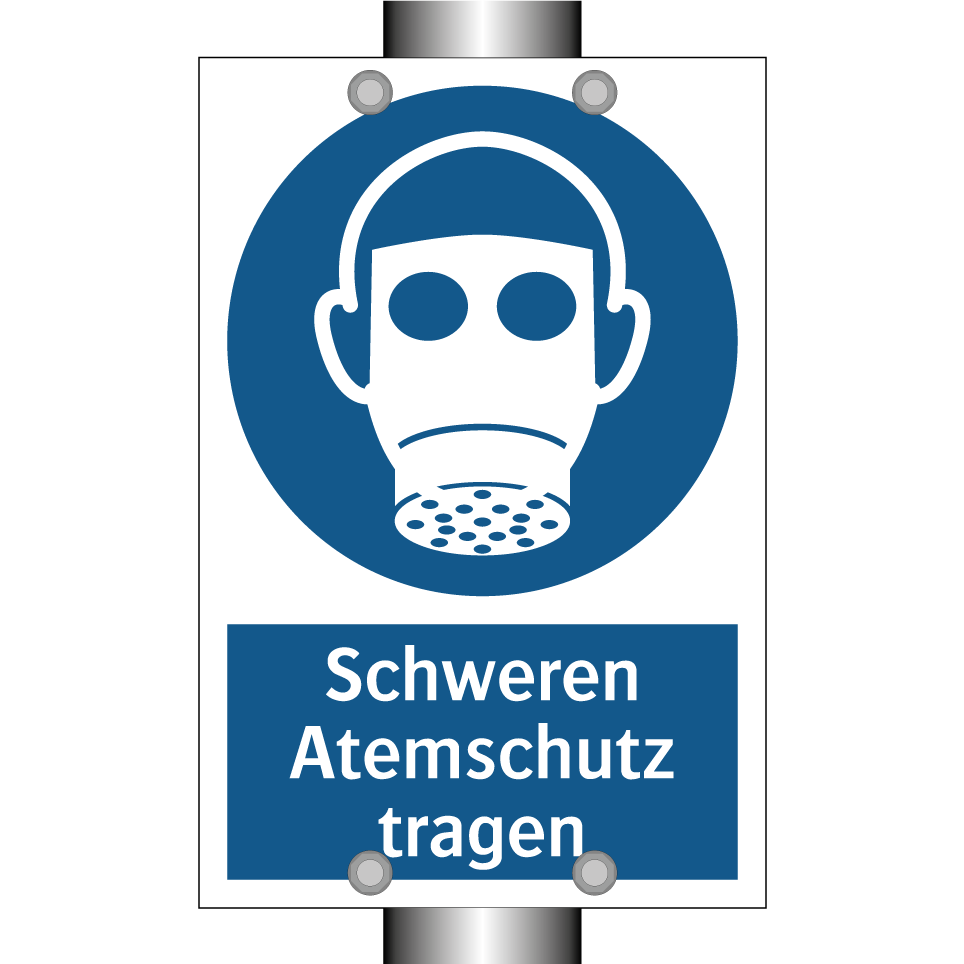 Schweren Atemschutz tragen