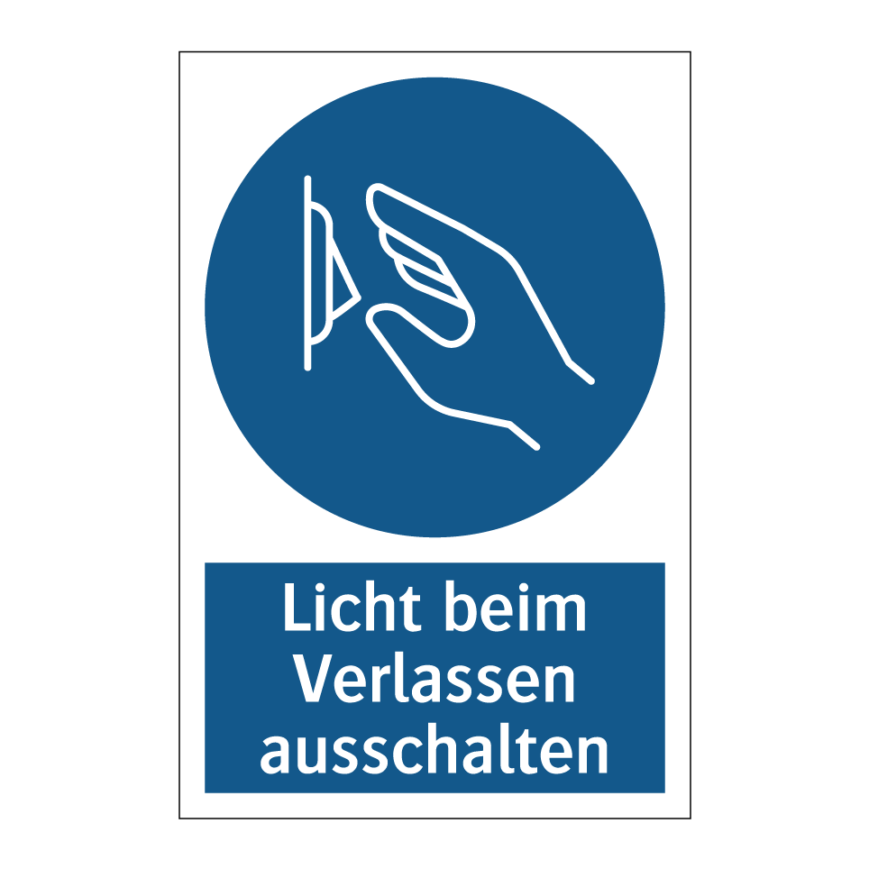 Licht beim Verlassen ausschalten