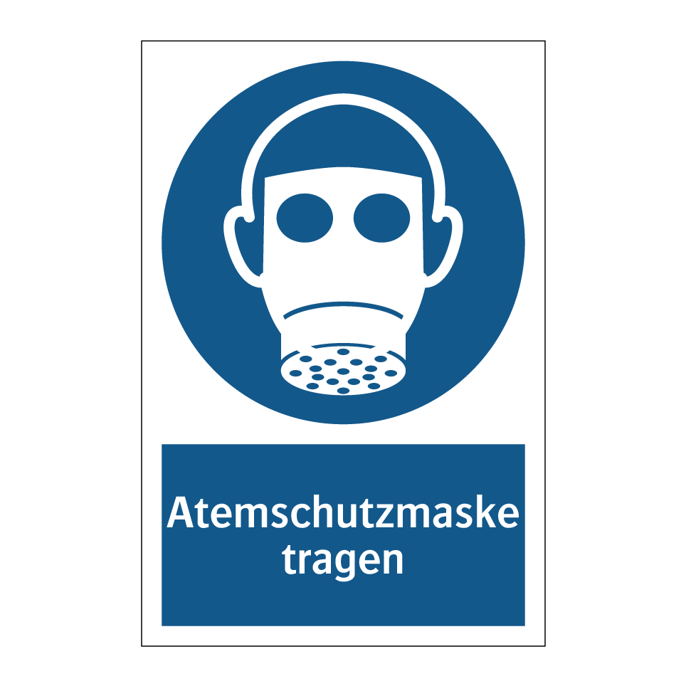 Atemschutzmaske tragen