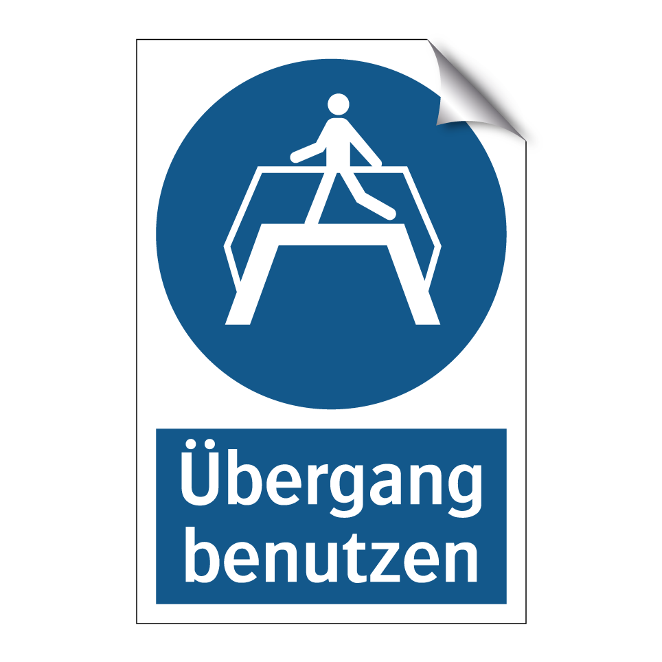 Übergang benutzen