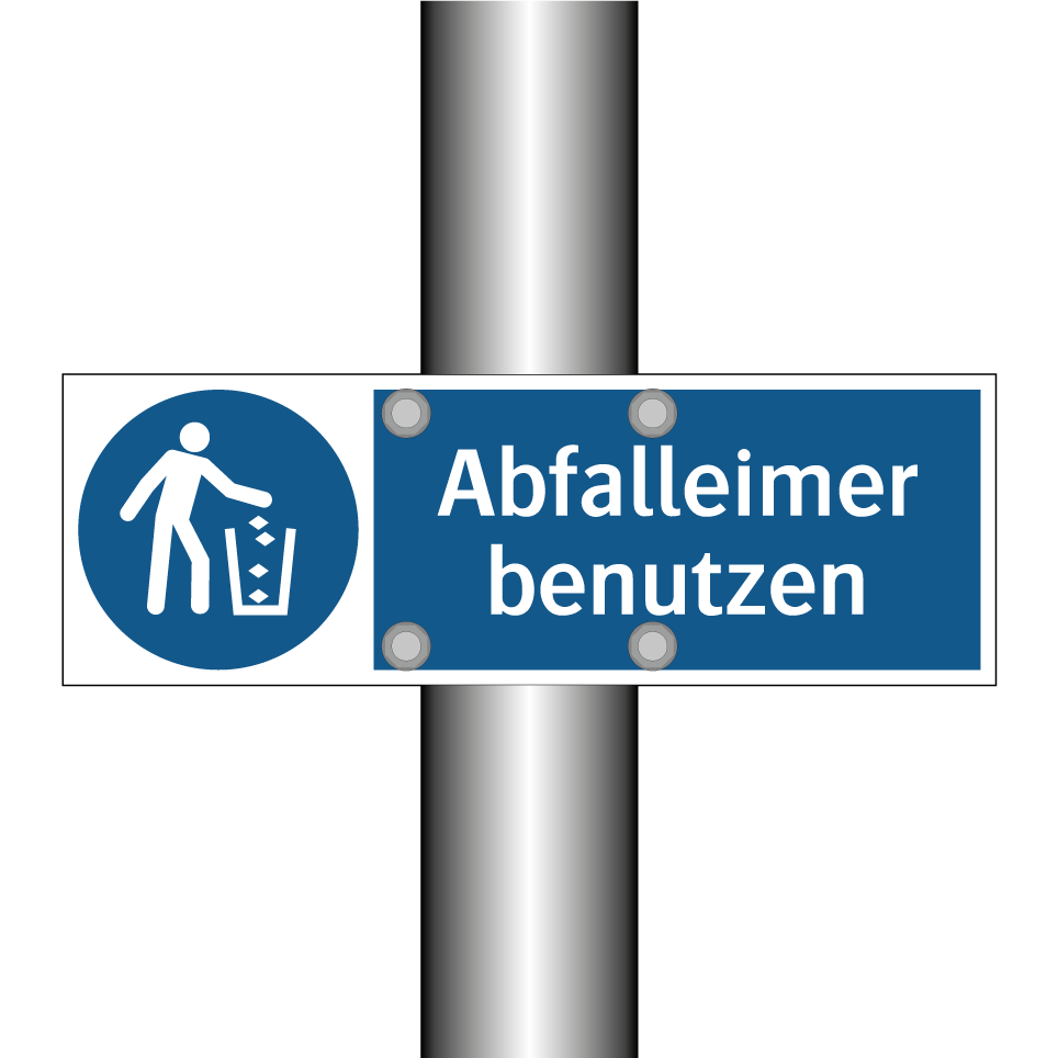 Abfalleimer benutzen